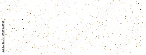 falling gold star confetti on transparent background