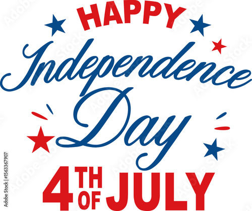4th of july independence day Scalable SVG Vector Graphic with Editable Paths and Layers for Web, UI Design, Digital Art, and Print Applications