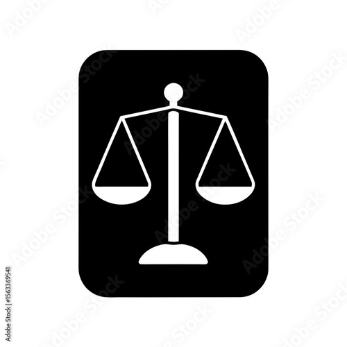 Judgment Card Icon Vector Flat and Clean Look