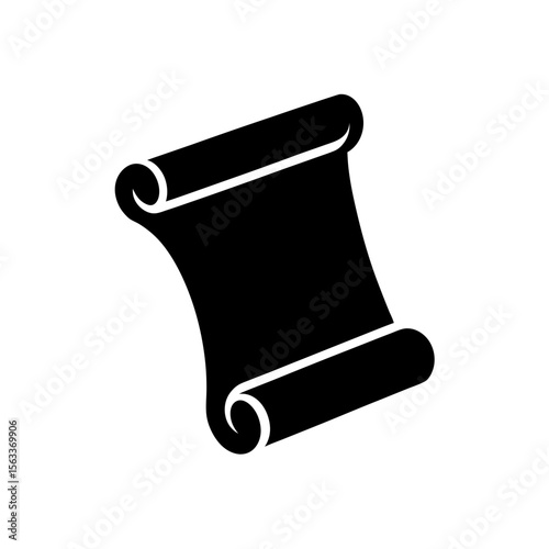 Spell Scroll Icon Vector Flat and Clean Look