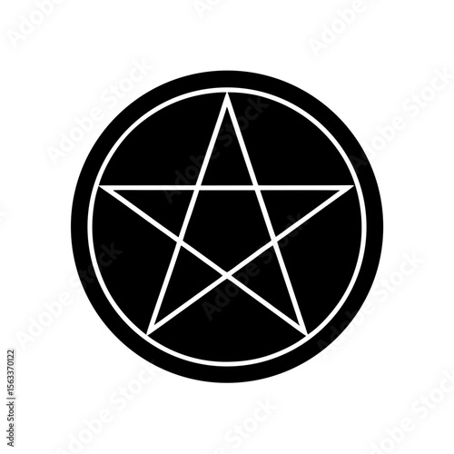 Coven Circle Icon Vector Flat and Clean Look
