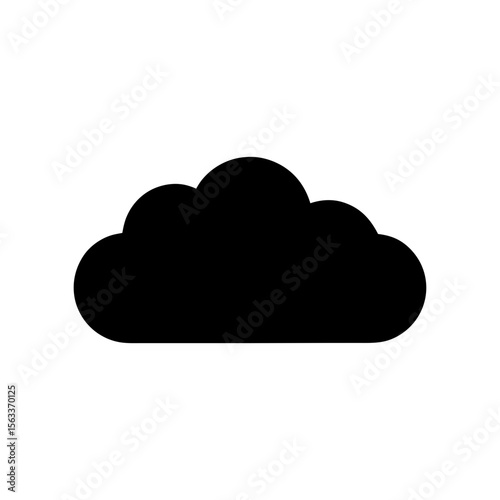 Cloud Drift Icon Vector Flat and Clean Look