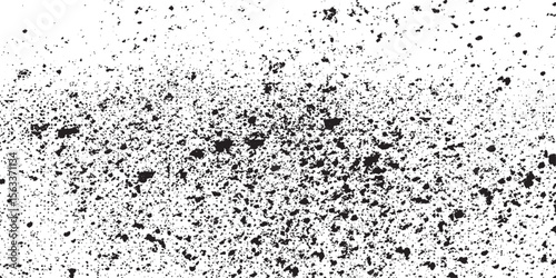 Dirty or dust film grain speck grit grunge overlay on  grain dot white paper noise texture with distress effect vector illustration pattern background