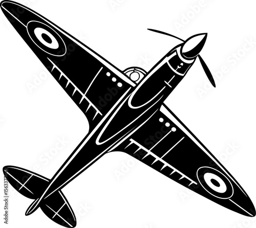 vector illustration of airplane