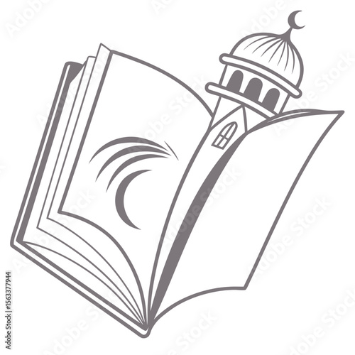 Creative Book Logo with Girl Reading and Flying Bird  Elegant Open Book Vector for Library, Education, Publishing, Reading Apps & Literacy Campaigns