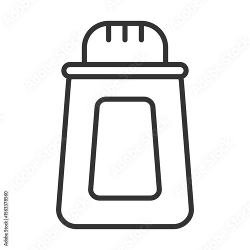 Sodium Icon Outline Style. Vector Illustration Design
