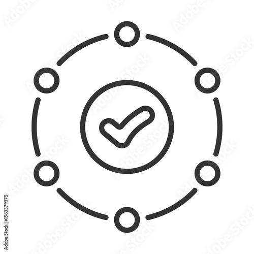 Antioxidant Icon Outline Style. Vector Illustration Design