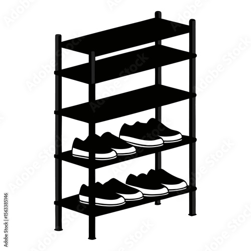 shelf with shelves
