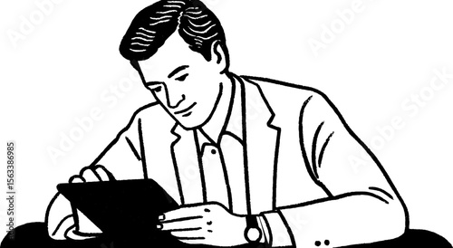 Professional focused on creating a business pitch deck