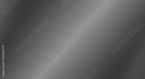 A dark, brushed metal texture with a diagonal light reflection. A sleek and modern background for industrial, automotive, and technology designs.
