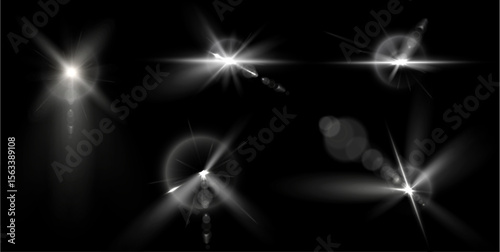 png shine spotlight stage sparkle effect magic background flare flash glow luxury scene isolated beam white design vector disco sun neon laser


