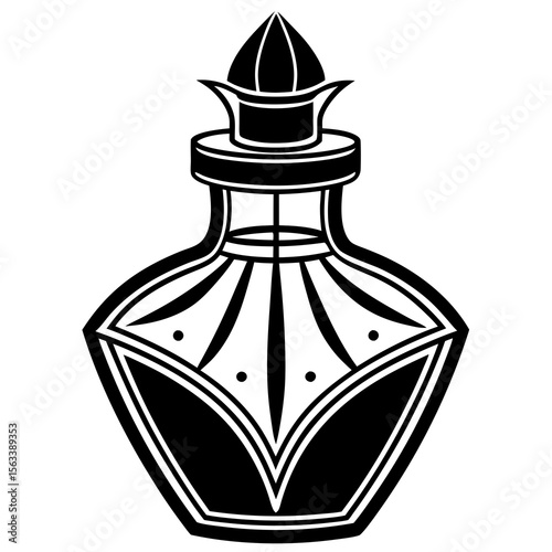 perfume bottle vector illustration