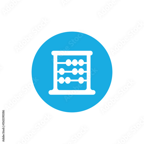 vector icon design of abacus, for calculation, mathematics.