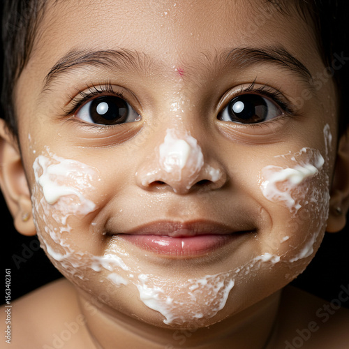 Close-Up of a Delighted Ind...