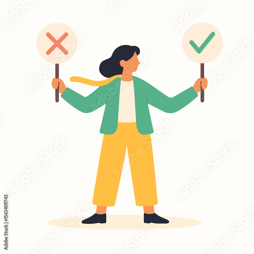 vector character debate opinion