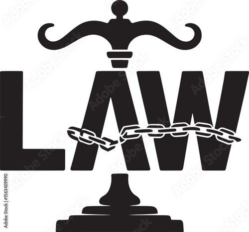 Bound Law & Legal Restrictions Silhouette