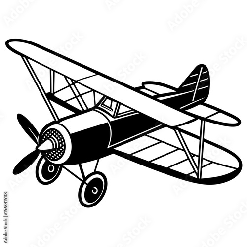 airplane isolated on white