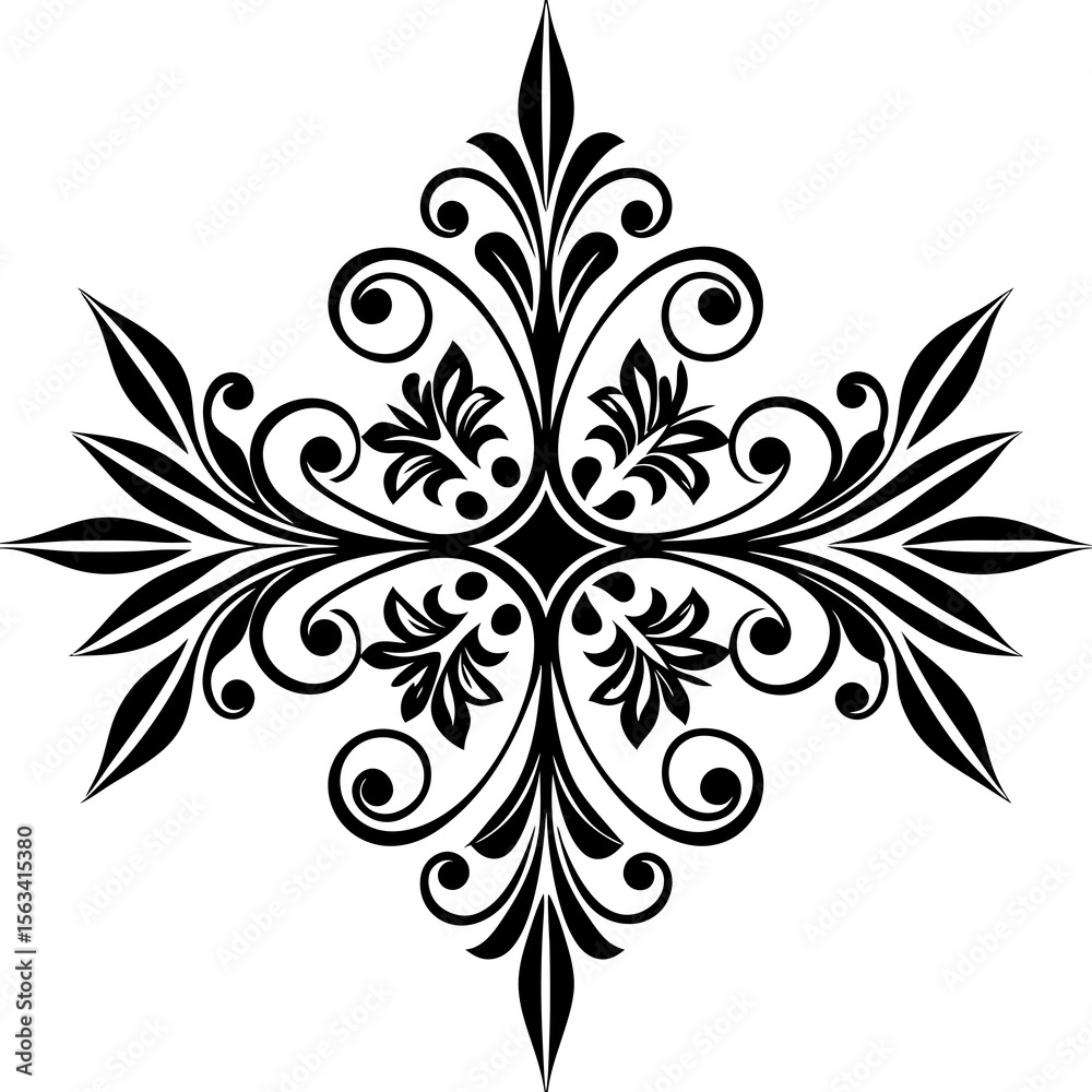 Obraz premium set of floral elements