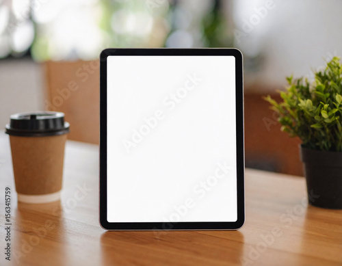 iPad eBook Mockup – Tablet on Desktop Workspace