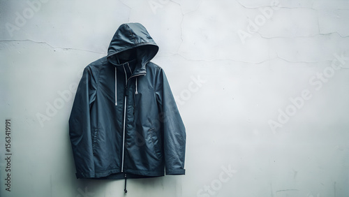 Hooded Rain Jacket Display