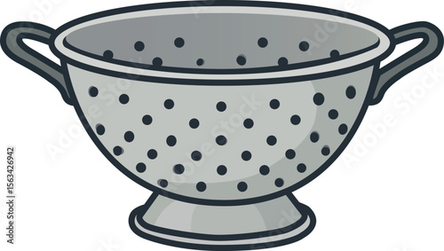 Illustration of a Kitchen Colander