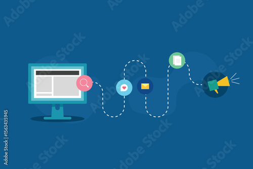 Promoting a website through content marketing, SEO, social media, and email campaigns to attract more customers.