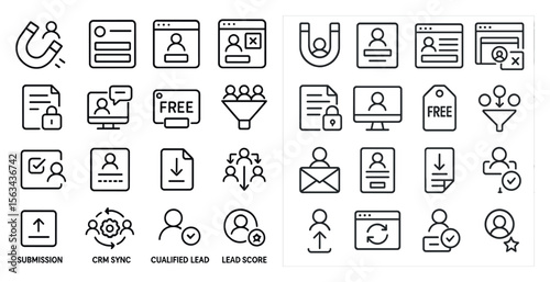 Collection of icons for a job search website. The icons include a person with a check mark, a person with a thumbs up, a person with a thumbs down, a person with a check mark