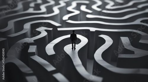 Complex Decision Making Process in a Modern Maze Environment