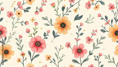 seamless floral background