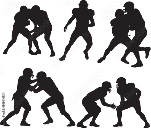American Football Player Silhouette Bundle – SVG PNG for Cricut

Football Action Silhouettes – Tackle, Throw, Catch Vector Set

Helmet & Touchdown Silhouettes – Sports Clipart for DIY Projects

Americ