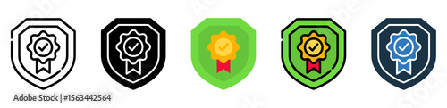 Reliability icon multiple style 