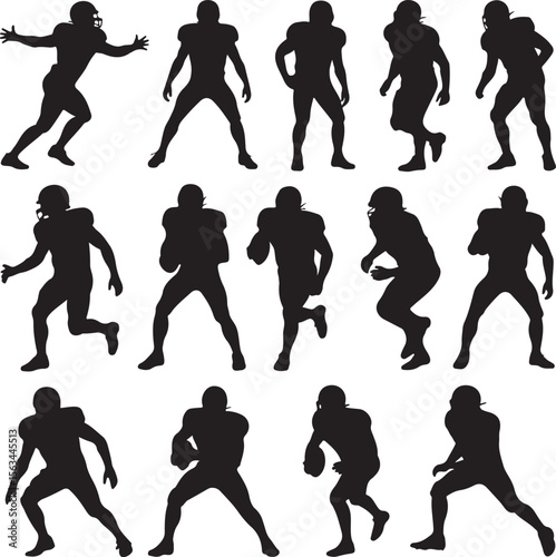 American Football Player Silhouette Bundle – SVG PNG for Cricut

Football Action Silhouettes – Tackle, Throw, Catch Vector Set

Helmet & Touchdown Silhouettes – Sports Clipart for DIY Projects

Americ