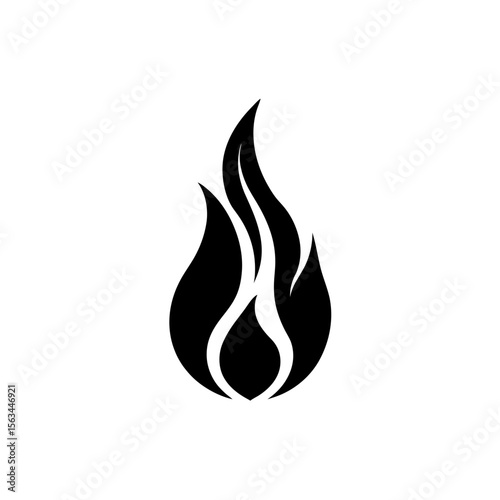Soul Flame Icon Vector Flat Clean Look