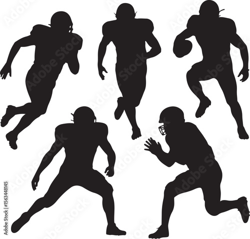American Football Player Silhouette Bundle – SVG PNG for Cricut

Football Action Silhouettes – Tackle, Throw, Catch Vector Set

Helmet & Touchdown Silhouettes – Sports Clipart for DIY Projects

Americ