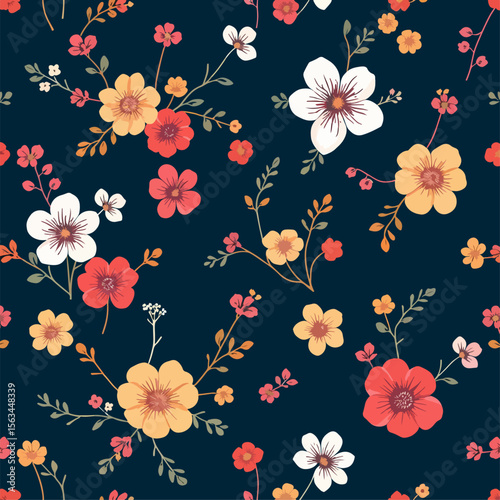 Seamless pattern can be used for wallpapers, fabric, pattern fills, web page backgrounds, surface textures.