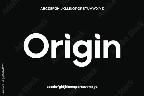 Display alphabet font vector design suitable for headline, poster, logo, magazine and many more