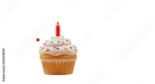 cupcake with candle