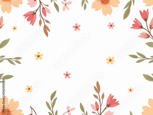 Floral seamless background for your design and scrapbooking.