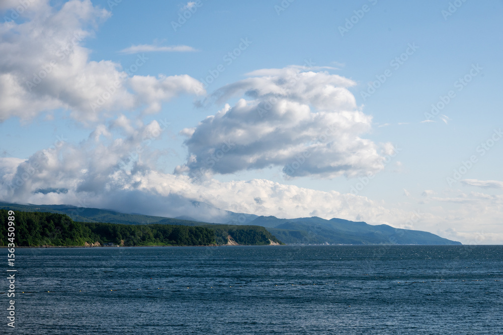 日本の北海道の道東の美しい風景 日本の北海道の道東の美しい風景
