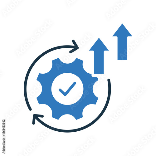 Continuous Improvement mixed color icon