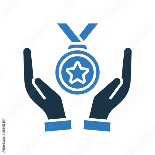 Excellence mixed color icon