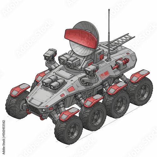 toy truck isolated on white