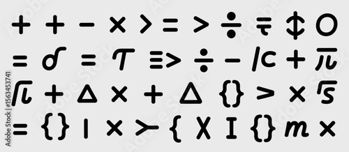 Math symbols, mathematics, algebraic equations, calculus, mathematical symbols, formula
