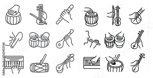 set of hand drawn vector illustration of kitchen utensils