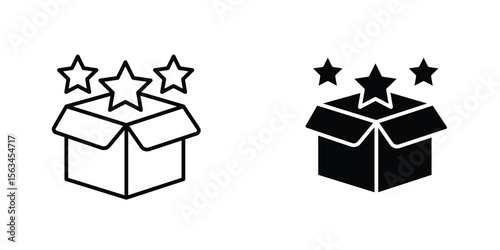 New product icon symbol logo graphic design element. EPS10