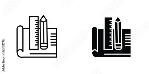 Prototyping icon symbol logo graphic design element. EPS10