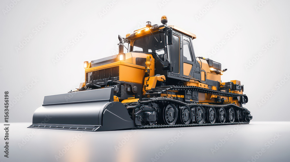 Obraz premium Powerful heavy equipment built for extreme tasks in construction or mining.