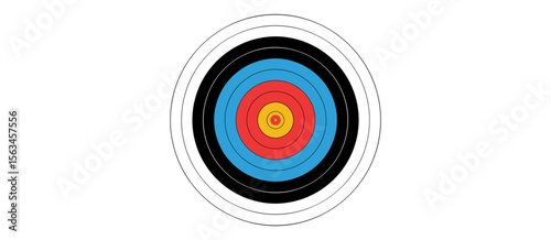 Archery target, bullseye, target, goal, center, achievement, accuracy, rings, success, aim