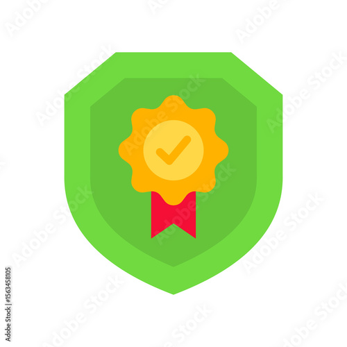 Reliability flat color icon