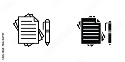 Wills and trusts icon symbol logo graphic design element. EPS10